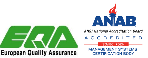 Marque de certification ISO/IEC 27001 accréditée par EQA / ANAB